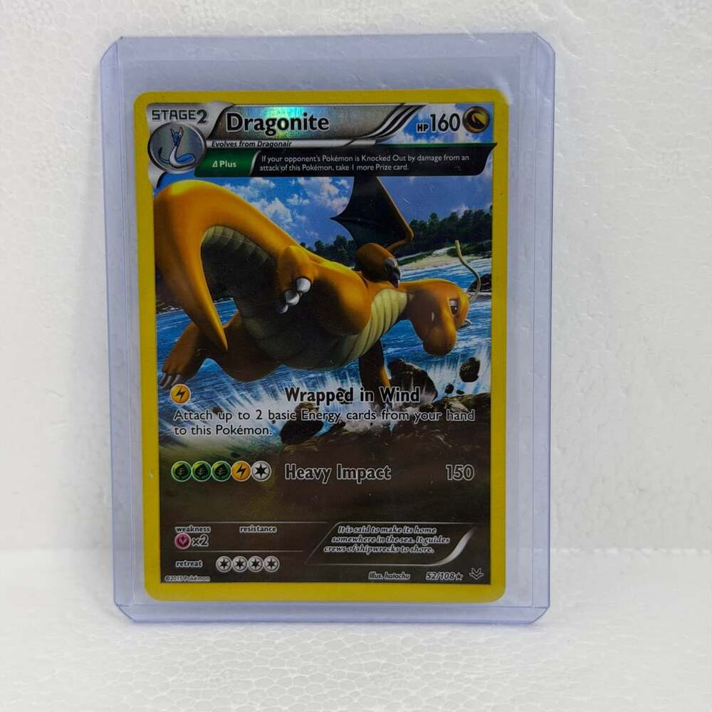 Pokemon Dragonite 52/108 XY Roaring Skies Holo Rare Card